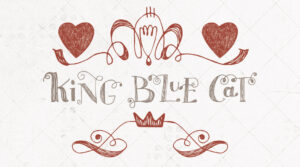 king blue cat